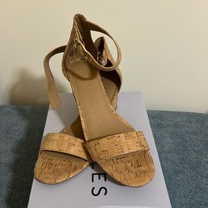 AEROSOLS CORK WEDGES-worn once